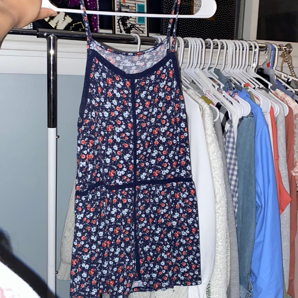 American Eagle Flower Tank Top